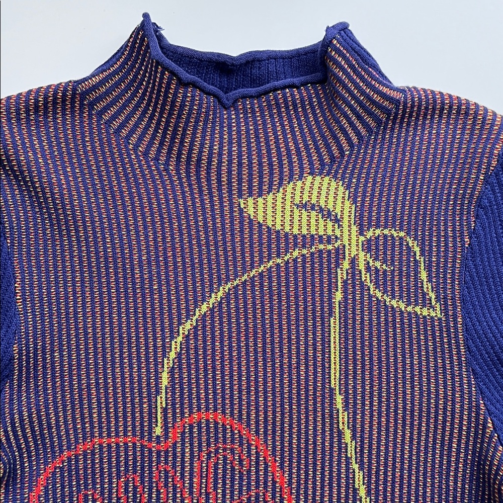 BDG Urban Outfitters Shauna Jacquard Long Sleeve Top - Picture 5 of 12